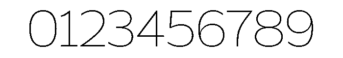 Galix Ultra Light Font OTHER CHARS