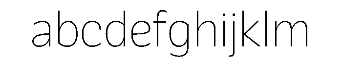 Galix Ultra Light FONT