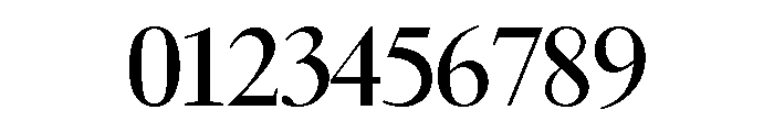Garamond Bold Font OTHER CHARS