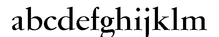 Garamond Bold FONT