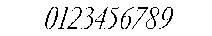 Garamond Light Italic Font OTHER CHARS