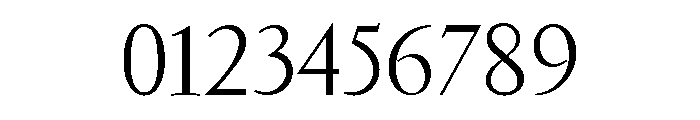 Garamond Light Font OTHER CHARS