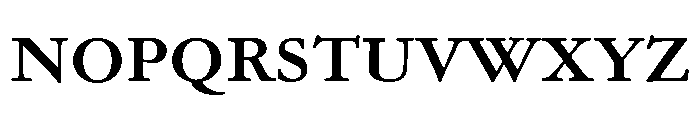 Garamond Micro Bold Font UPPERCASE