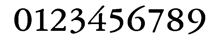 Garamond Micro Regular Font OTHER CHARS