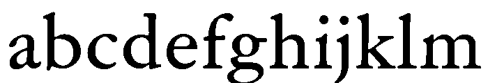 Garamond Micro Regular FONT