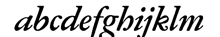 Garamond Subhead Bold Italic FONT