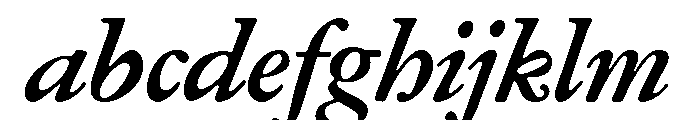 Garamond Text Bold Italic FONT