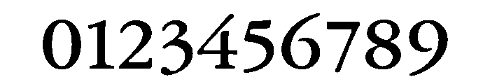 Garamond Text Medium Font OTHER CHARS