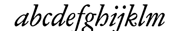 Garamond Text Regular Italic FONT