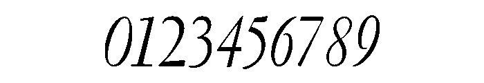 Garamont Display Regular Italic Font OTHER CHARS