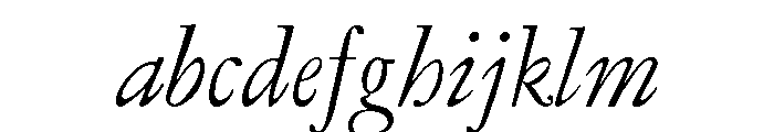 Garamont Display Regular Italic FONT