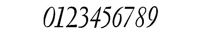 Garamont Text Regular Italic Font OTHER CHARS
