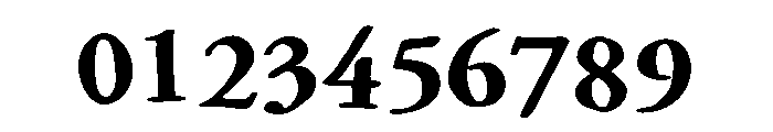 Garamouche Bold Font OTHER CHARS
