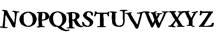 Garamouche Bold Font UPPERCASE