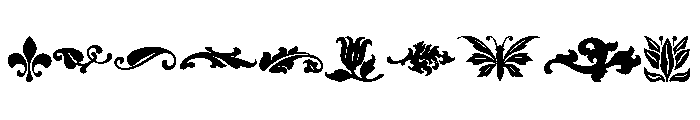 Garamouche Ornaments Font OTHER CHARS