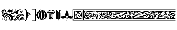 Garamouche Ornaments FONT
