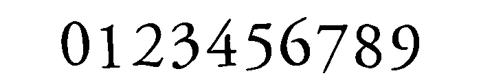 Garamouche Regular Font OTHER CHARS