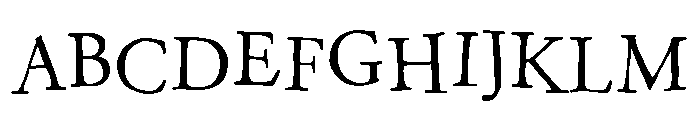 Garamouche Regular Font UPPERCASE