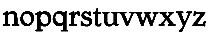 Gargoyle Bold OSF Font LOWERCASE