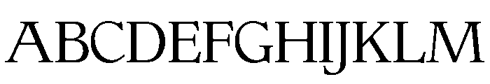 Gargoyle Light OSF Font UPPERCASE