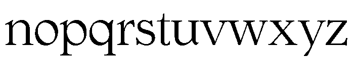 Gargoyle Light Font LOWERCASE