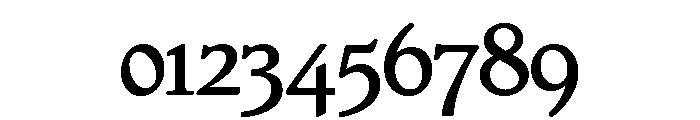 Gargoyle Medium OSF Font OTHER CHARS