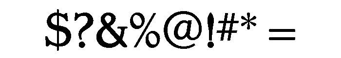 Gargoyle Medium OSF Font OTHER CHARS