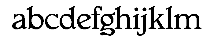 Gargoyle Medium OSF FONT