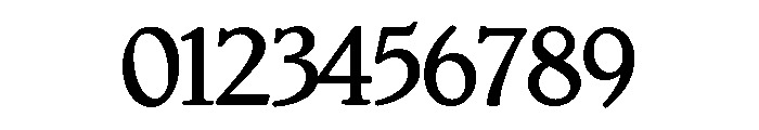 Gargoyle Medium Font OTHER CHARS