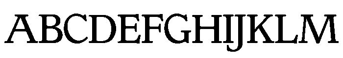 Gargoyle Medium Font UPPERCASE