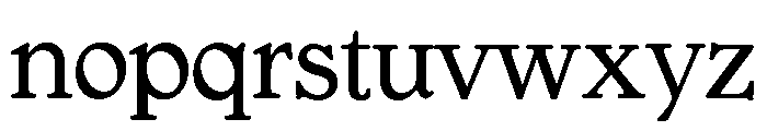 Gargoyle Medium Font LOWERCASE