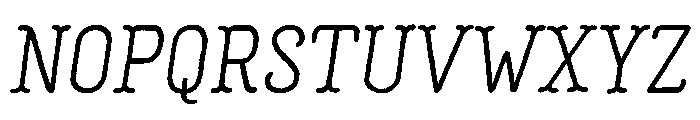 Garlic Salt Bold Italic Font UPPERCASE