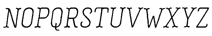 Garlic Salt Regular Italic Font UPPERCASE