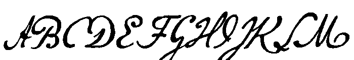 Gauguin Brush Font UPPERCASE
