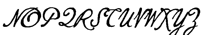 Gauguin Brush Font UPPERCASE