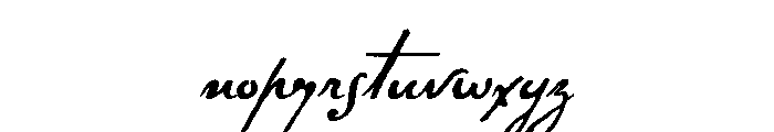 Gauguin Brush Font LOWERCASE