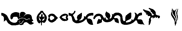 Gauguin Extras Font OTHER CHARS