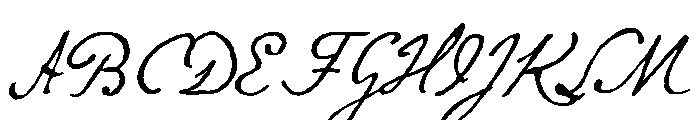 Gauguin Regular Font UPPERCASE