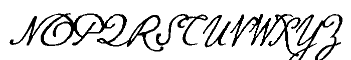 Gauguin Regular Font UPPERCASE