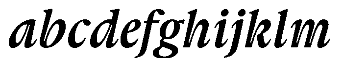 Gauthier Bold Italic FONT