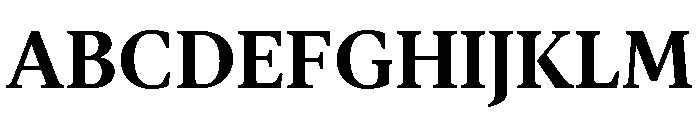 Gauthier Bold Font UPPERCASE