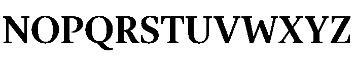 Gauthier Bold Font UPPERCASE