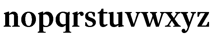 Gauthier Bold Font LOWERCASE