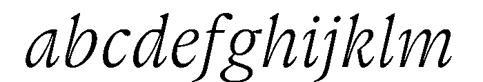 Gauthier Italic FONT