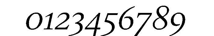 Gauthier Medium Italic Font OTHER CHARS