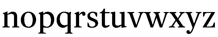 Gauthier Medium Font LOWERCASE