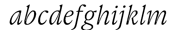 Gauthier Regular Italic FONT
