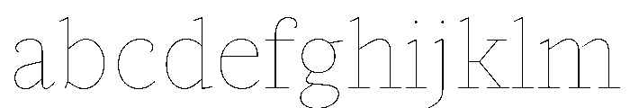 Gauthier Thin FONT
