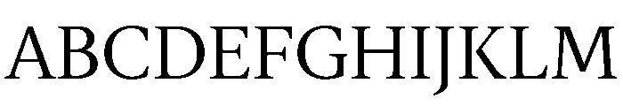 Gauthier Font UPPERCASE
