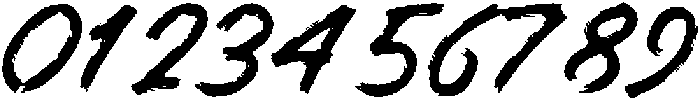 GB Brushera-Standard Standard otf (400) Font OTHER CHARS